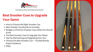 Best Snooker Cues to Upgrade Your Game – Top Picks & Buying Guide