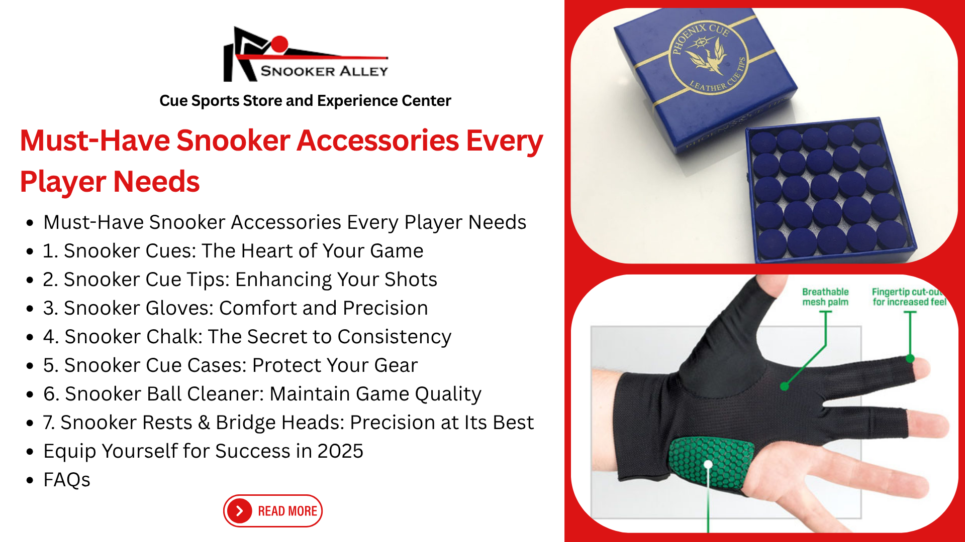 Must-Have Snooker Accessories Every Player Needs in 2025 | Snooker ...