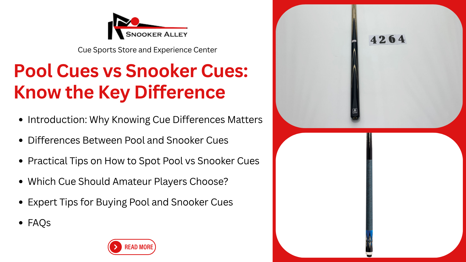 Pool Snooker Graph Pool Cues vs Snooker Cues – Key Differences & Buying Guide | Snooker ...