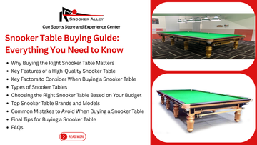 Snooker Table Buying Guide: Everything You Need to Know (2025 Edition) | Snooker Alley
