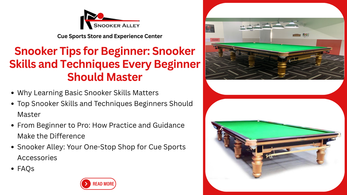 Snooker Tips for Beginner: Essential Snooker Skills Every Beginner ...
