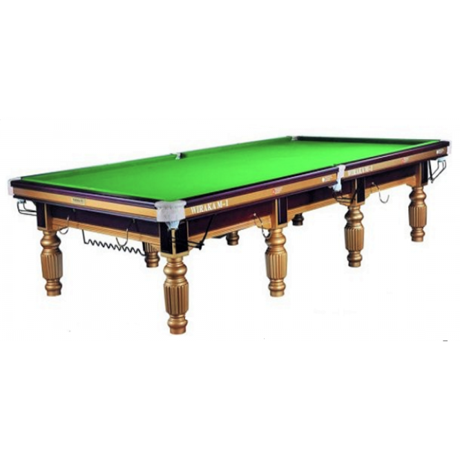 Wiraka M1 TOURNAMENT Gold Snooker table | 12ft | 1508
