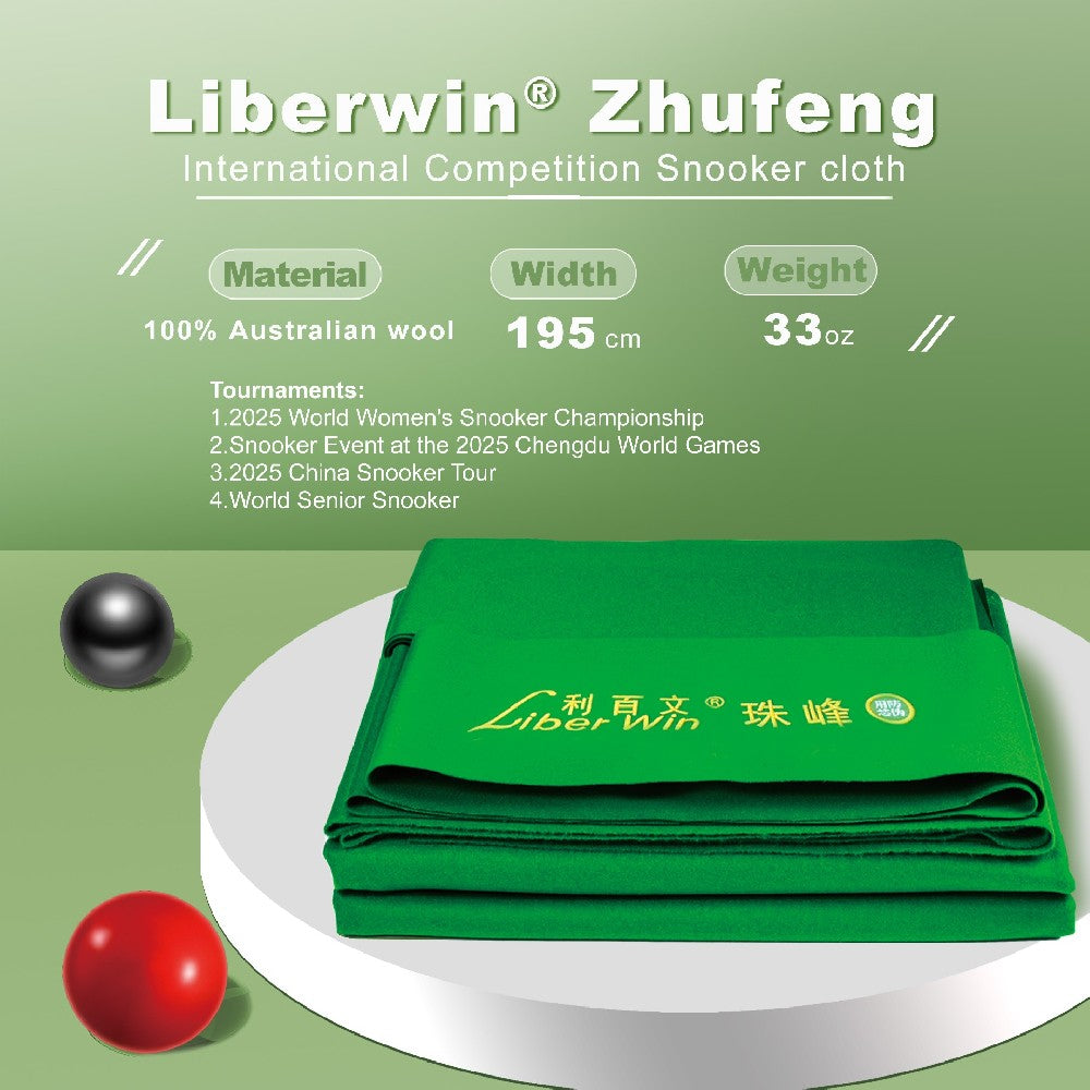 LIBERWIN EVEREST (Zhufeng) SNOOKER CLOTH | 1165
