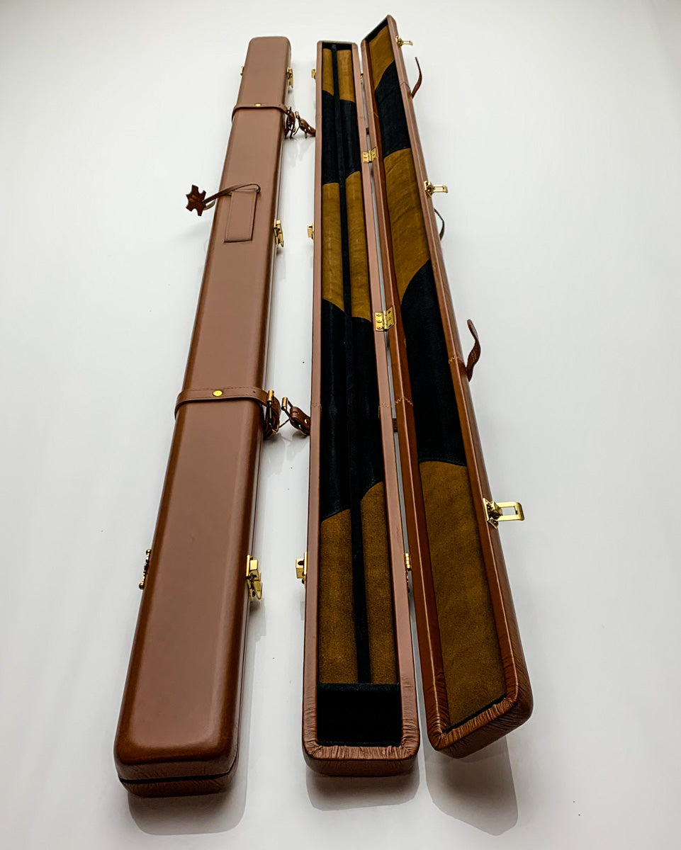 Premium Leather Cue Case- Tan | 6104
