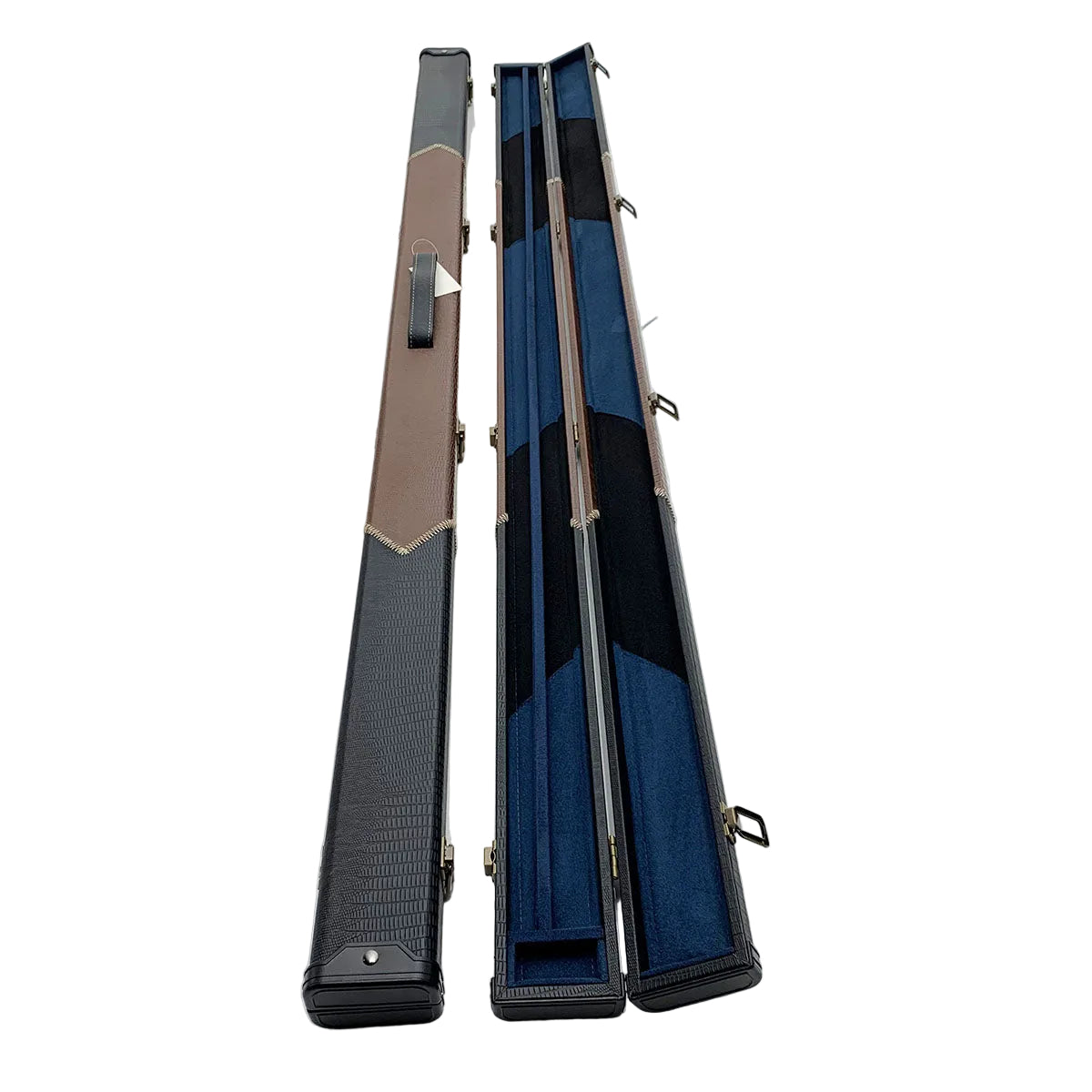 Snooker Alley | Black & Brown Wooden Single-Piece Cue Case | 6128