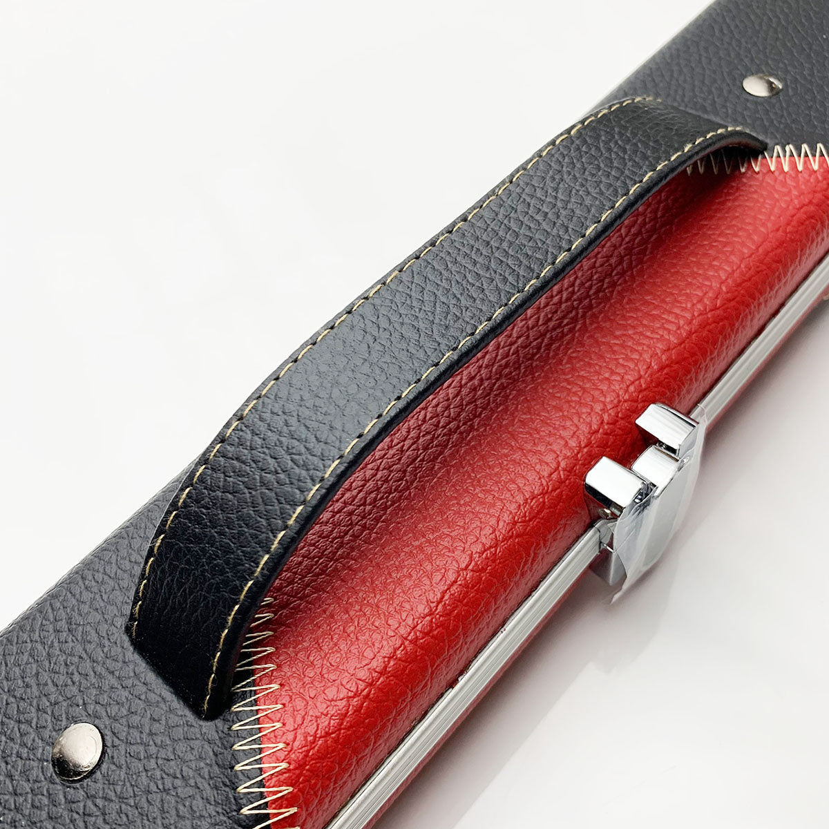 Snooker Alley | Red & Black Sleek Single Cue Case | 6132