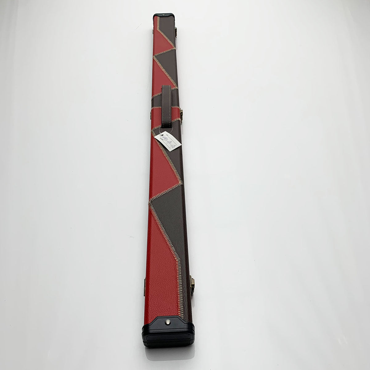 Snooker Alley | Red & Brown Wooden Cue Case (3/4 Joint) | 6136