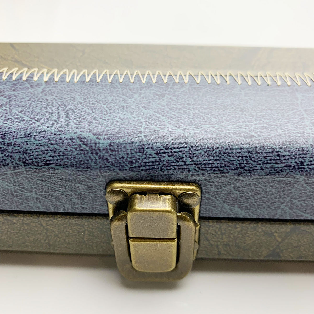 Snooker Alley | Blue & Green Wooden Cue Case (3/4 Joint) | 6137