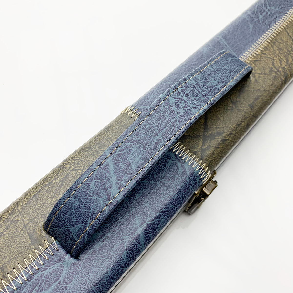 Snooker Alley | Blue & Green Wooden Cue Case (3/4 Joint) | 6137