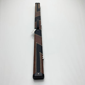 Snooker Alley | Brown & Black Wooden Cue Case (3/4 Joint) | 6139