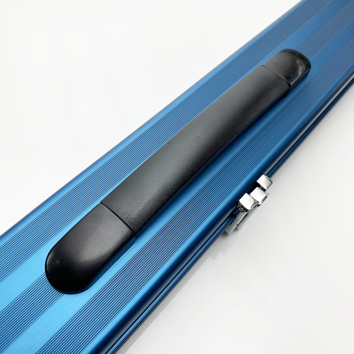 Snooker Alley | Blue Aluminium Striped Cue Case (3/4 Joint) | 6147