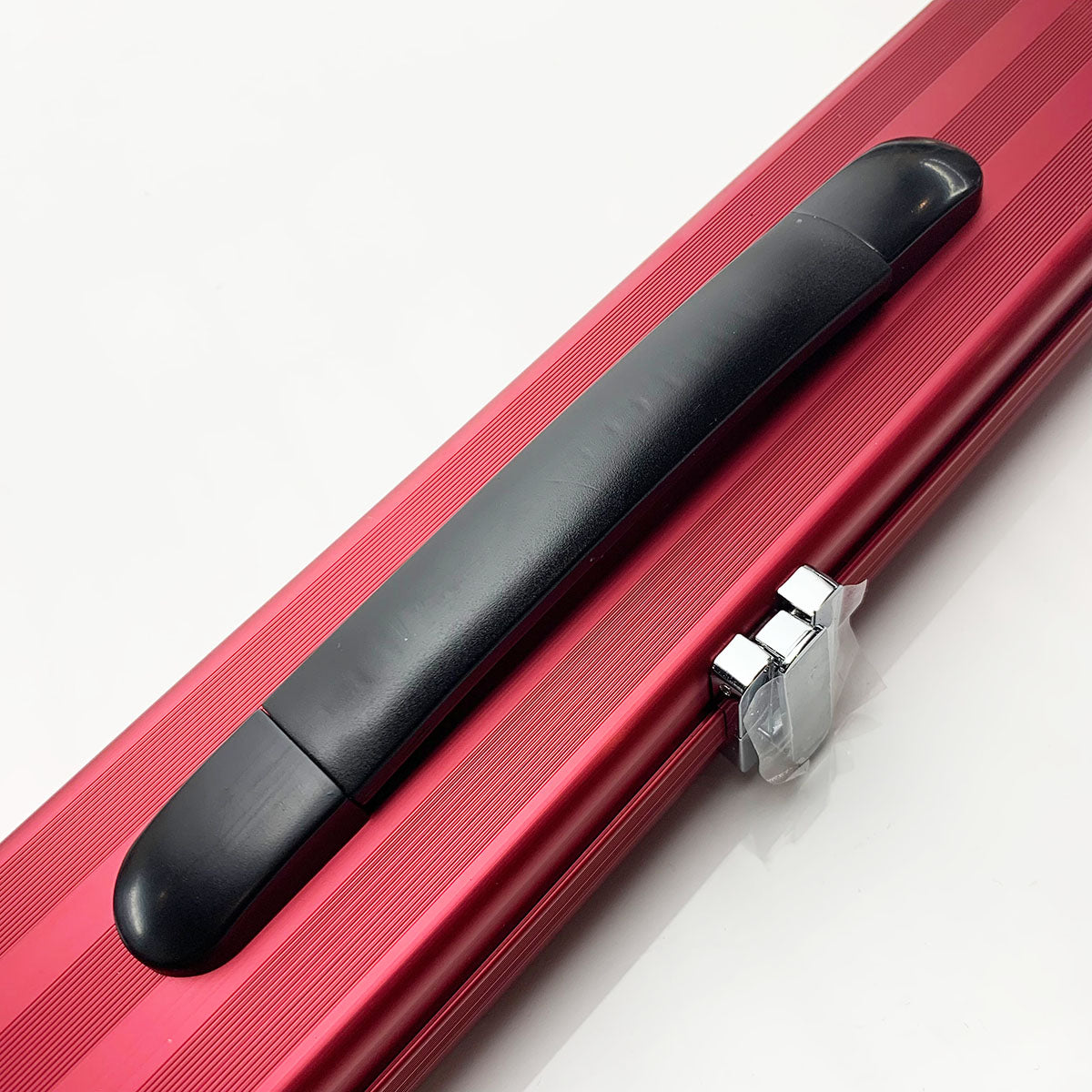 Snooker Alley | Red Aluminium Striped Single Cue Case | 6160