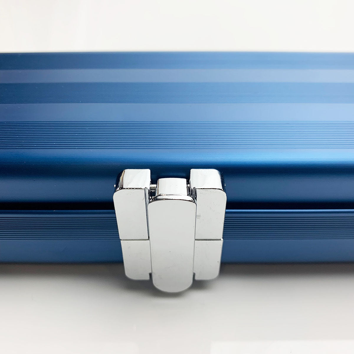 Snooker Alley | Blue Aluminium Striped Single Cue Case | 6161