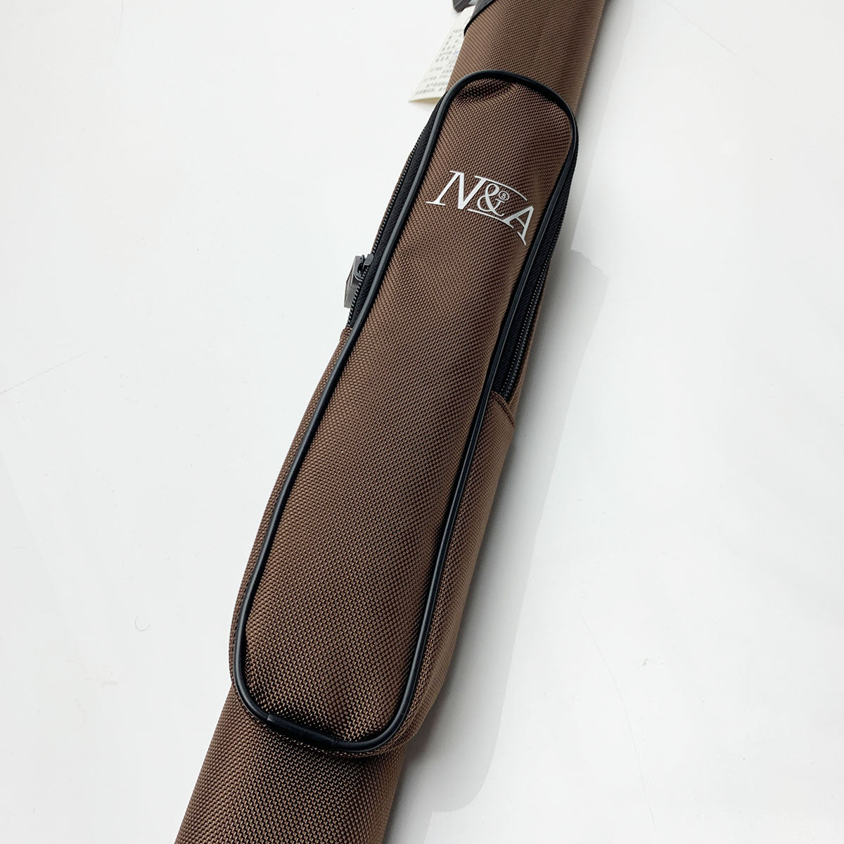 N & A | N & A Black & Brown Tubular Cue Case (Half Joint) | 6163