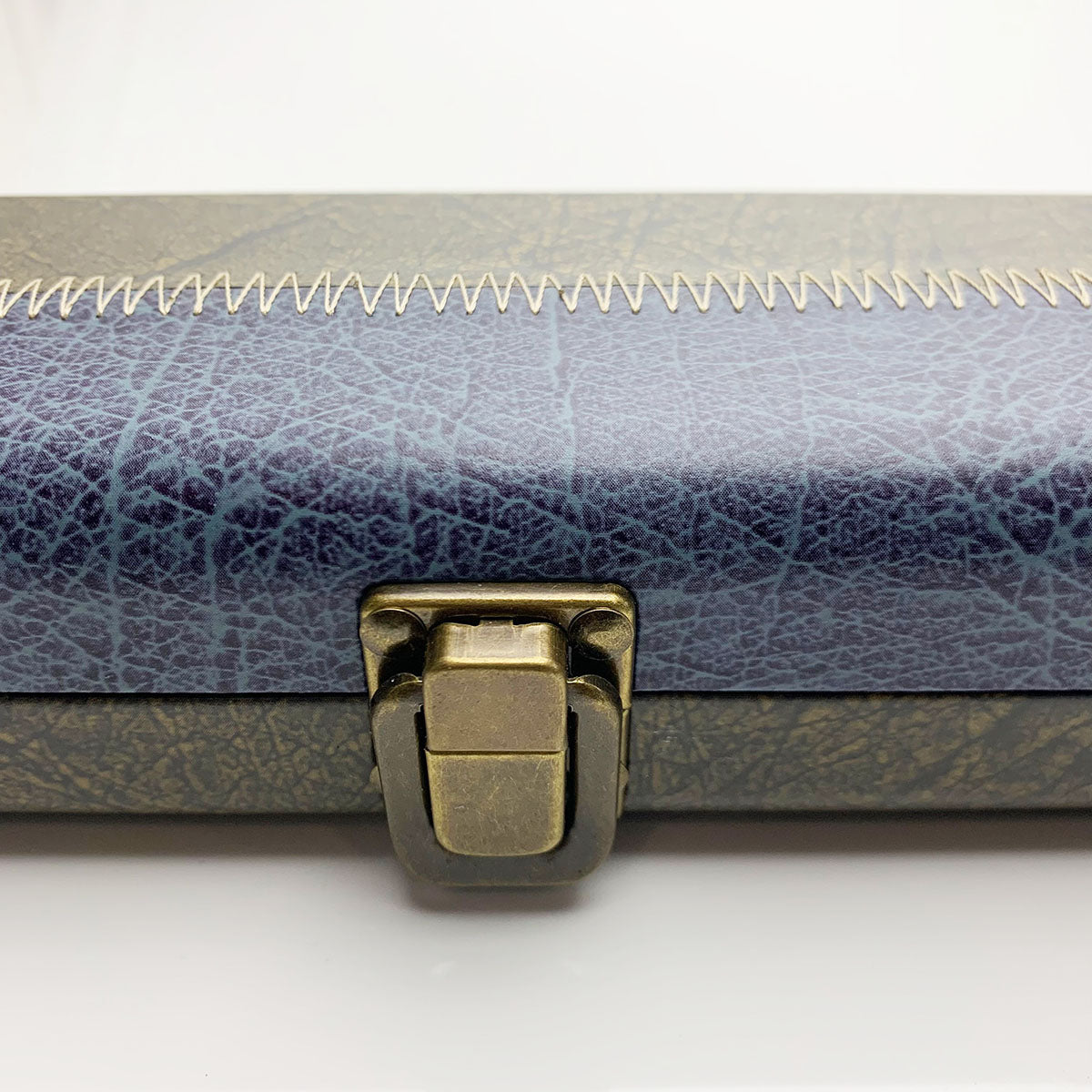 Snooker Alley | Green & Blue Wooden Cue Case (Half Joint) | 6166