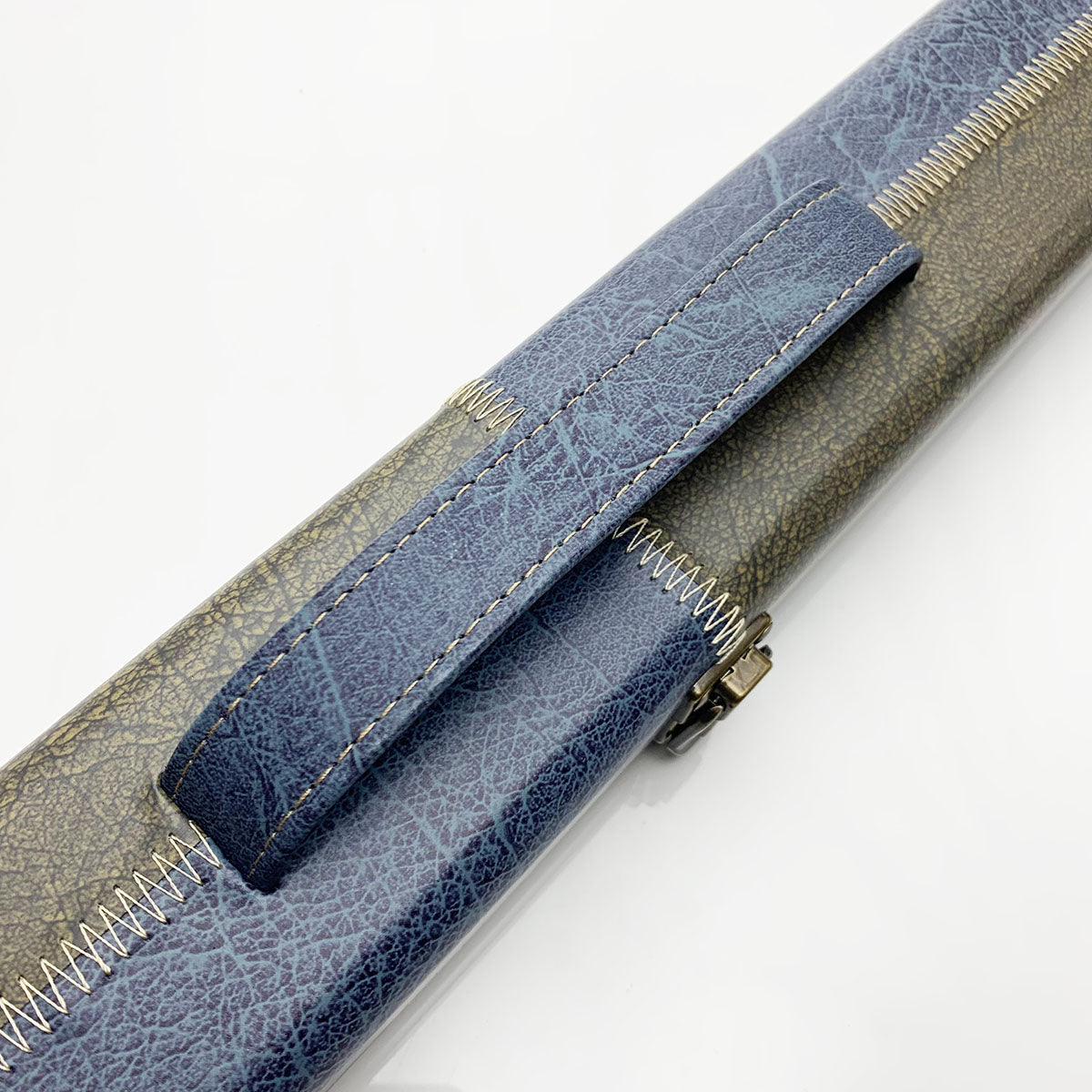 Snooker Alley | Green & Blue Wooden Cue Case (Half Joint) | 6166