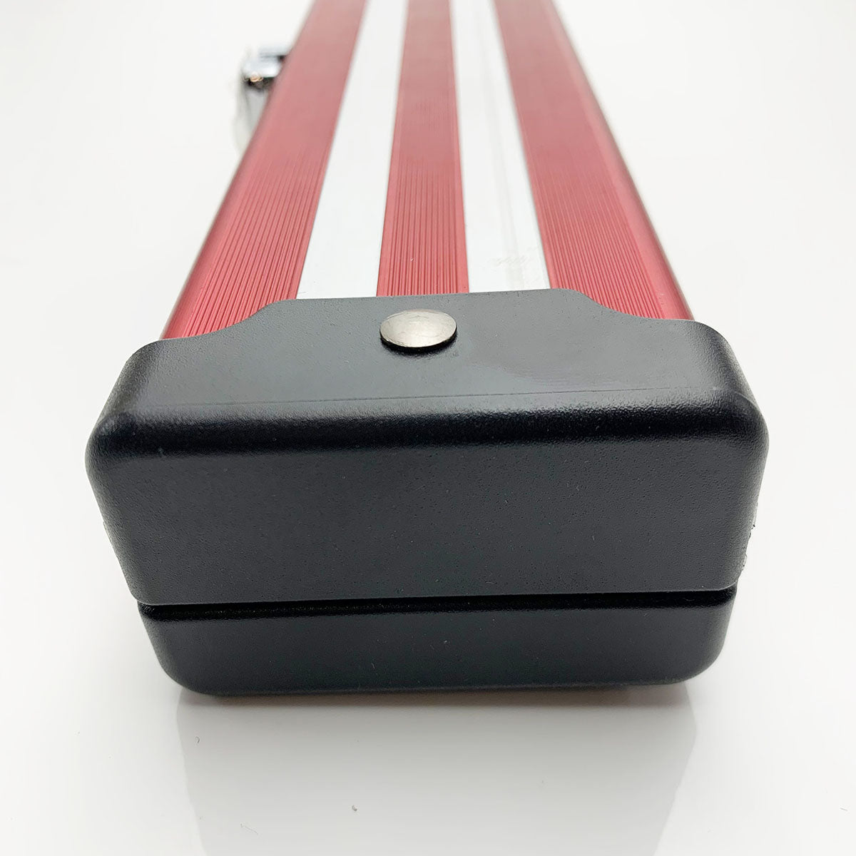 Snooker Alley | Red & White Striped Aluminium Cue Case (3/4 Joint) | 6171