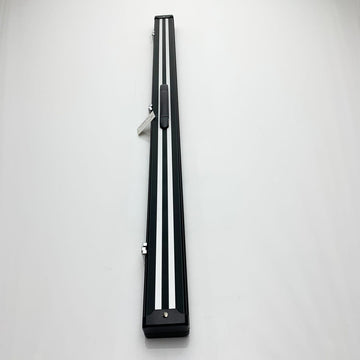Snooker Alley | Black & White Striped Aluminium Cue Case (3/4 Joint) | 6172