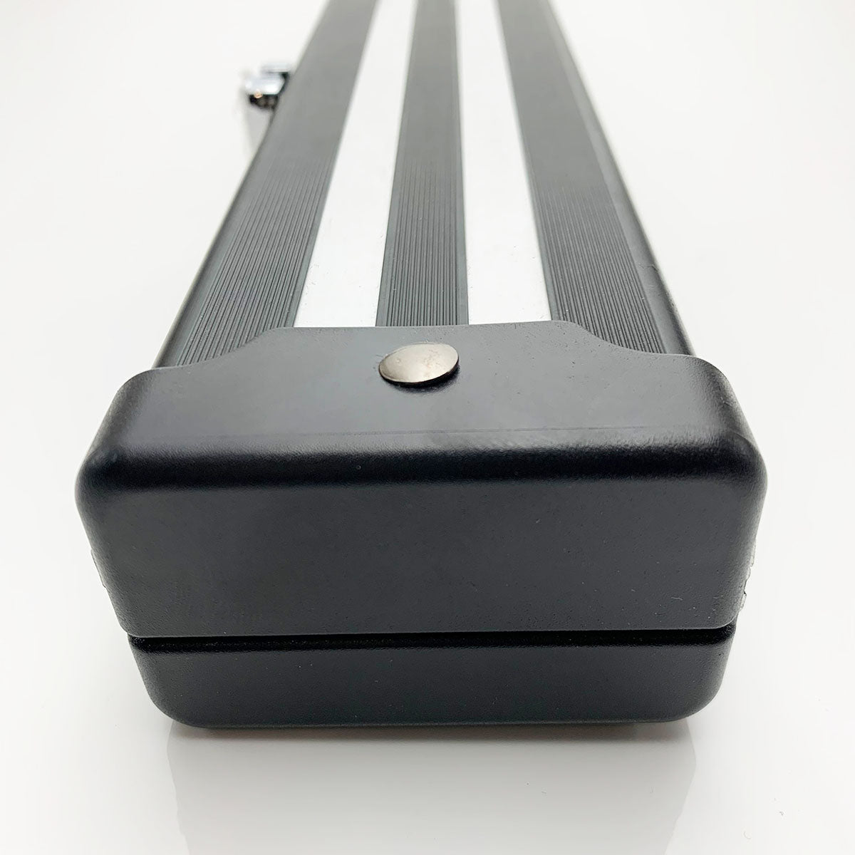 Snooker Alley | Black & White Striped Aluminium Cue Case (3/4 Joint) | 6172