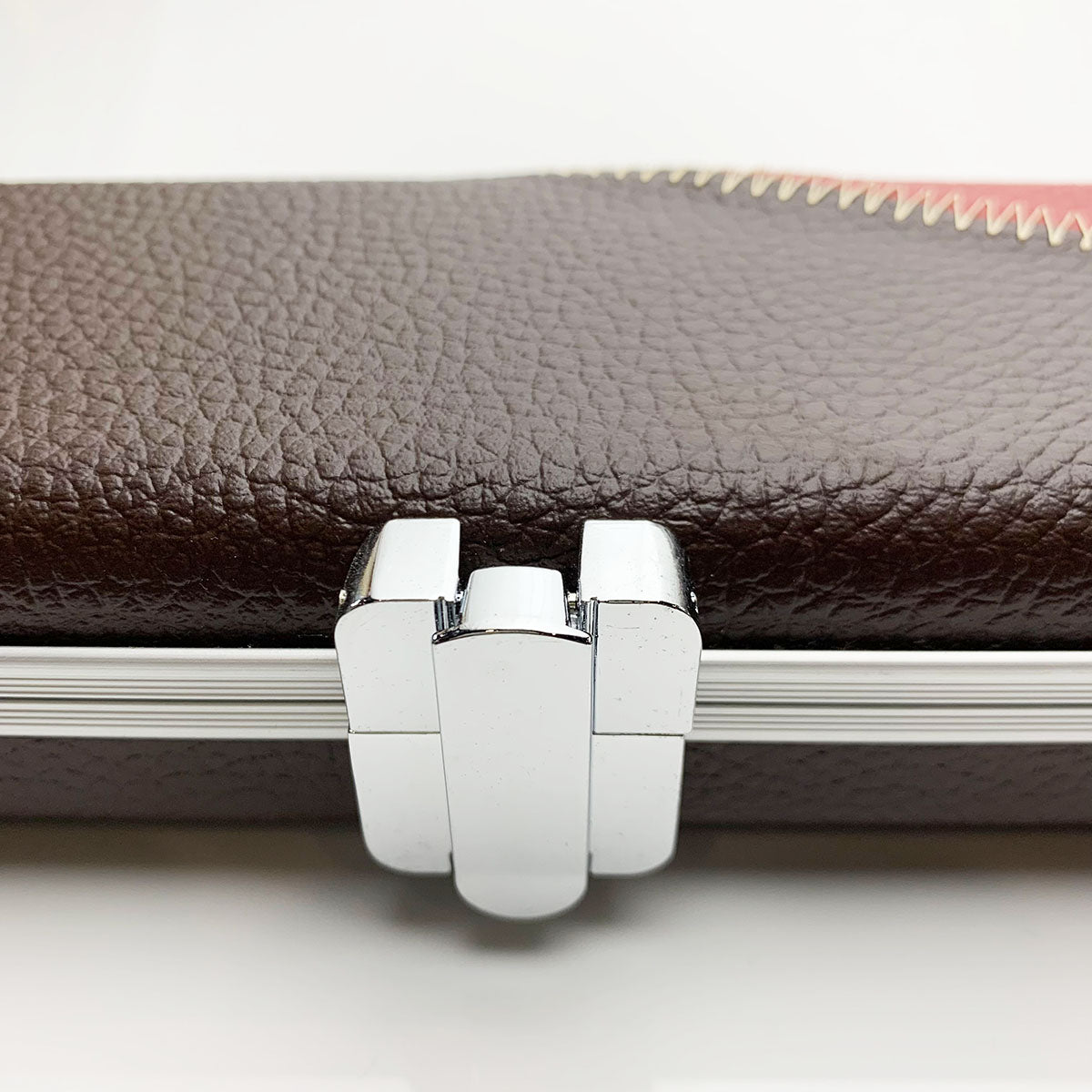 Snooker Alley | Brown & Red Cue Case (3/4 Joint) | 6177