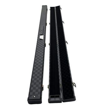 Snooker Alley | Grey & Black Checkered Single-Piece Cue Case | 6190