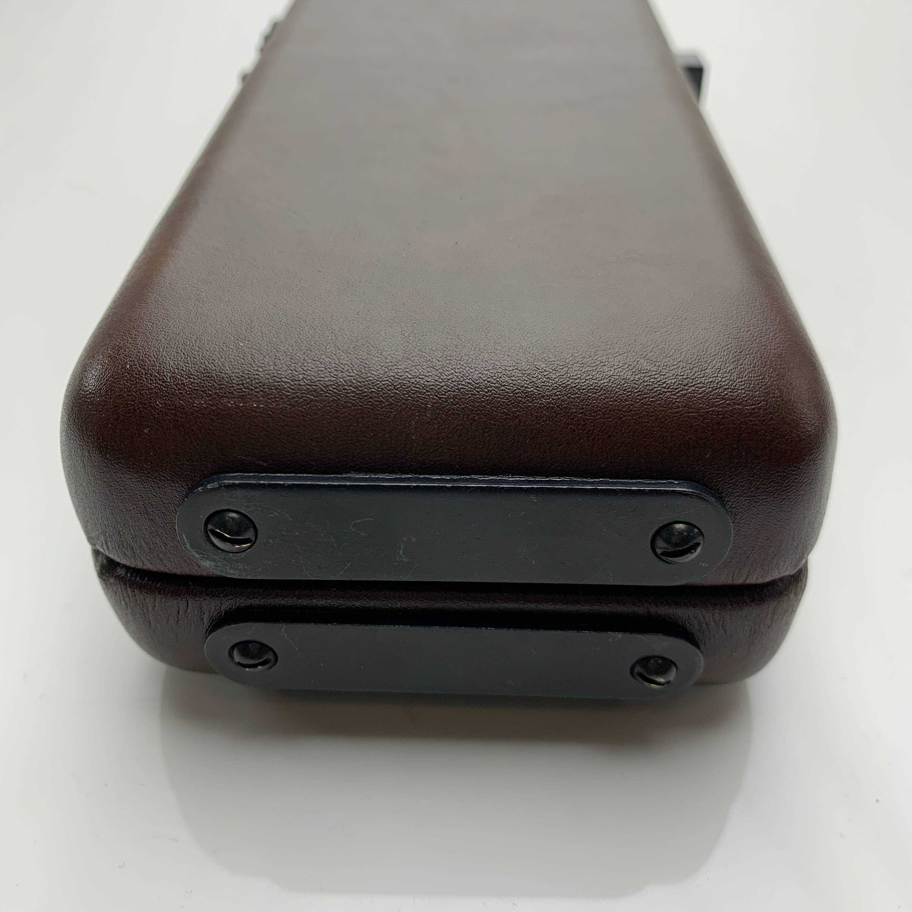 Snooker Alley | Classic Red & Brown Wooden Single Cue Case | 6193