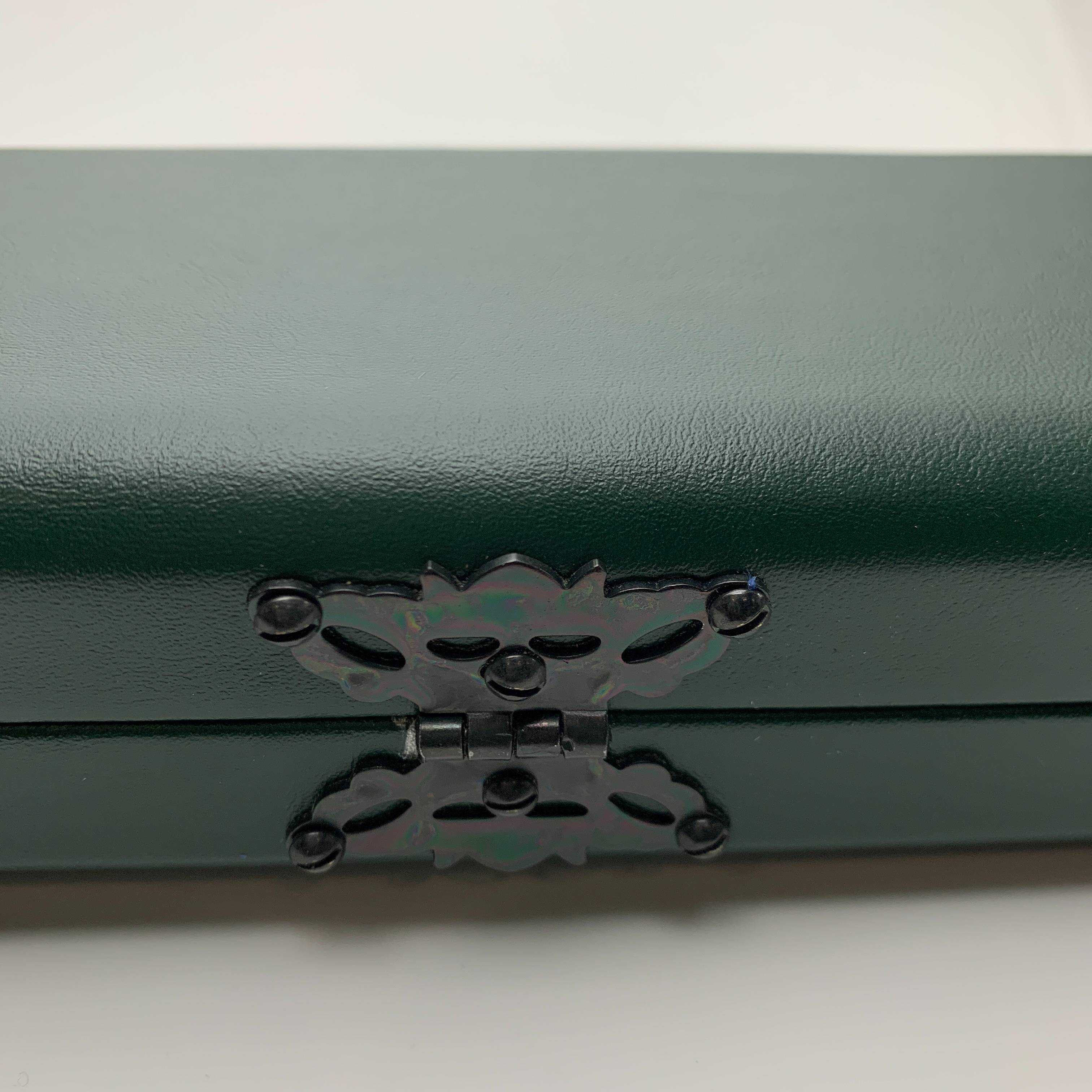 Snooker Alley | Forest Green Leatherette 3/4th Cue Case | 6195