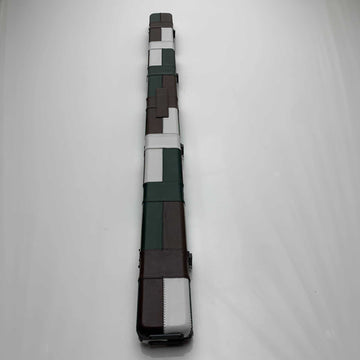 Snooker Alley | Emerald Contrast Patch Leatherette 3/4th Cue Case | 6199