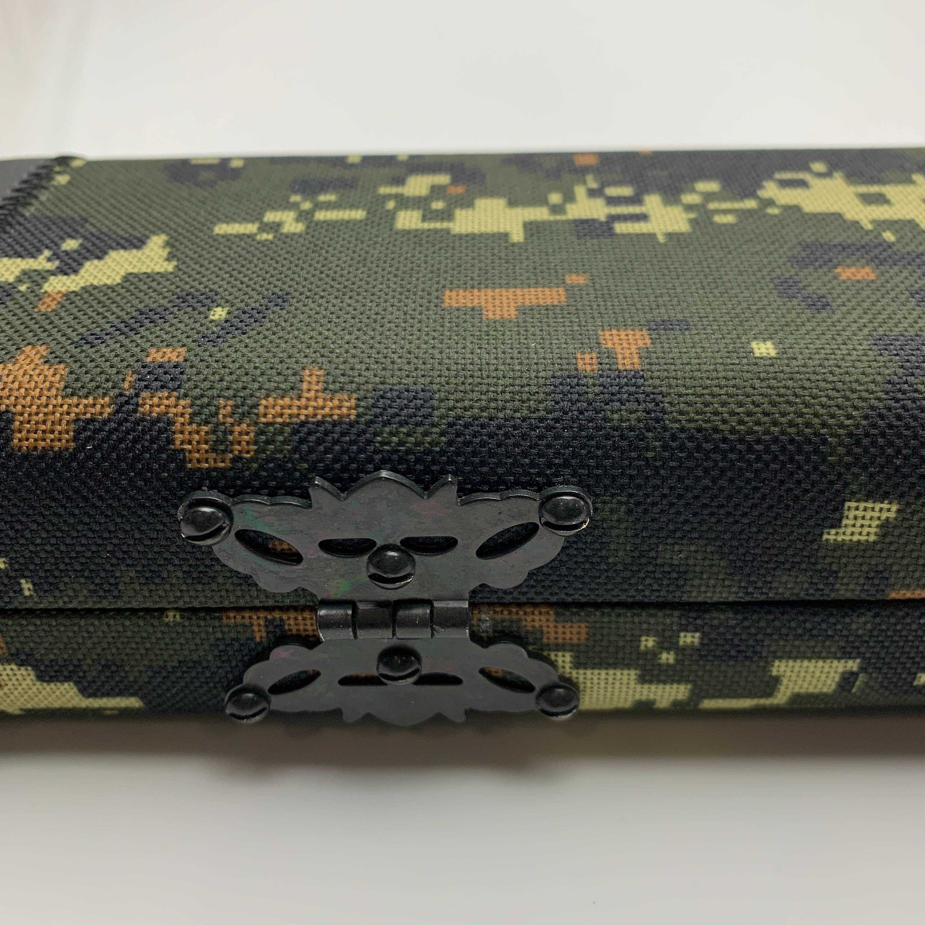 Snooker Alley | Jungle Digital Military Leatherette Single Piece Cue Case | 6202