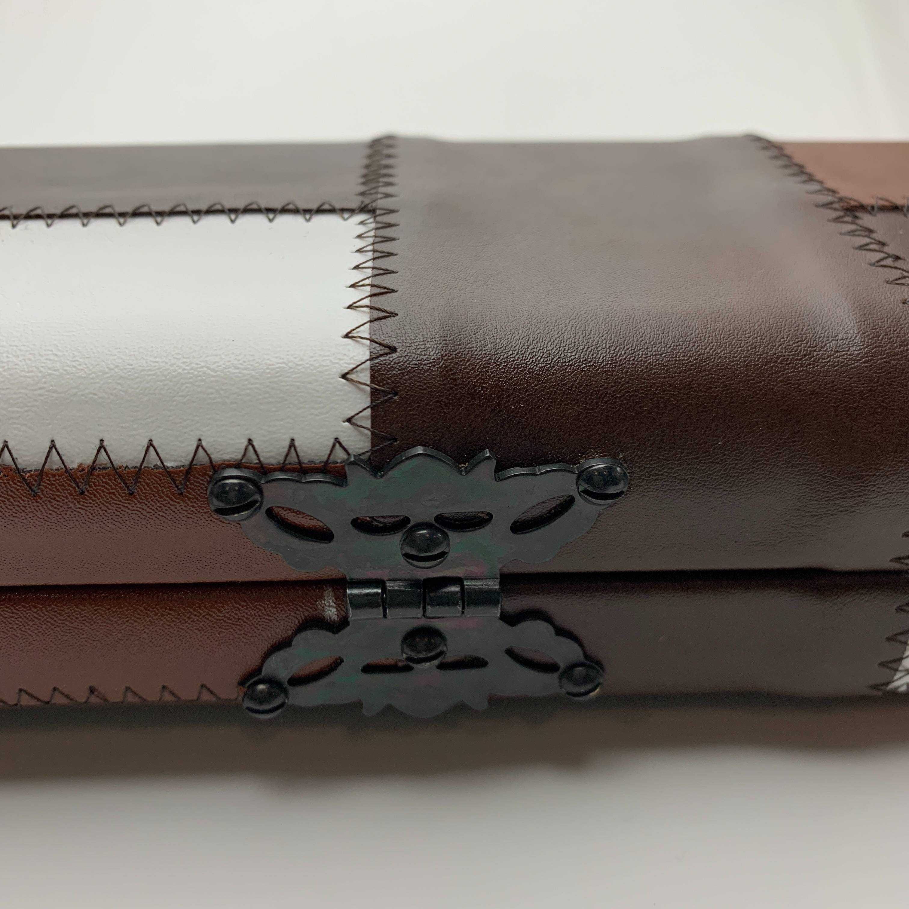 Snooker Alley | Walnut Contrast Patch Leatherette Single Piece Cue Case | 6203