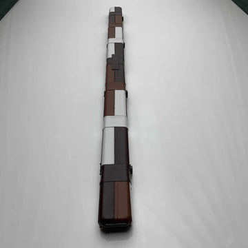 Snooker Alley | Walnut Contrast Patch Leatherette Single Piece Cue Case | 6203