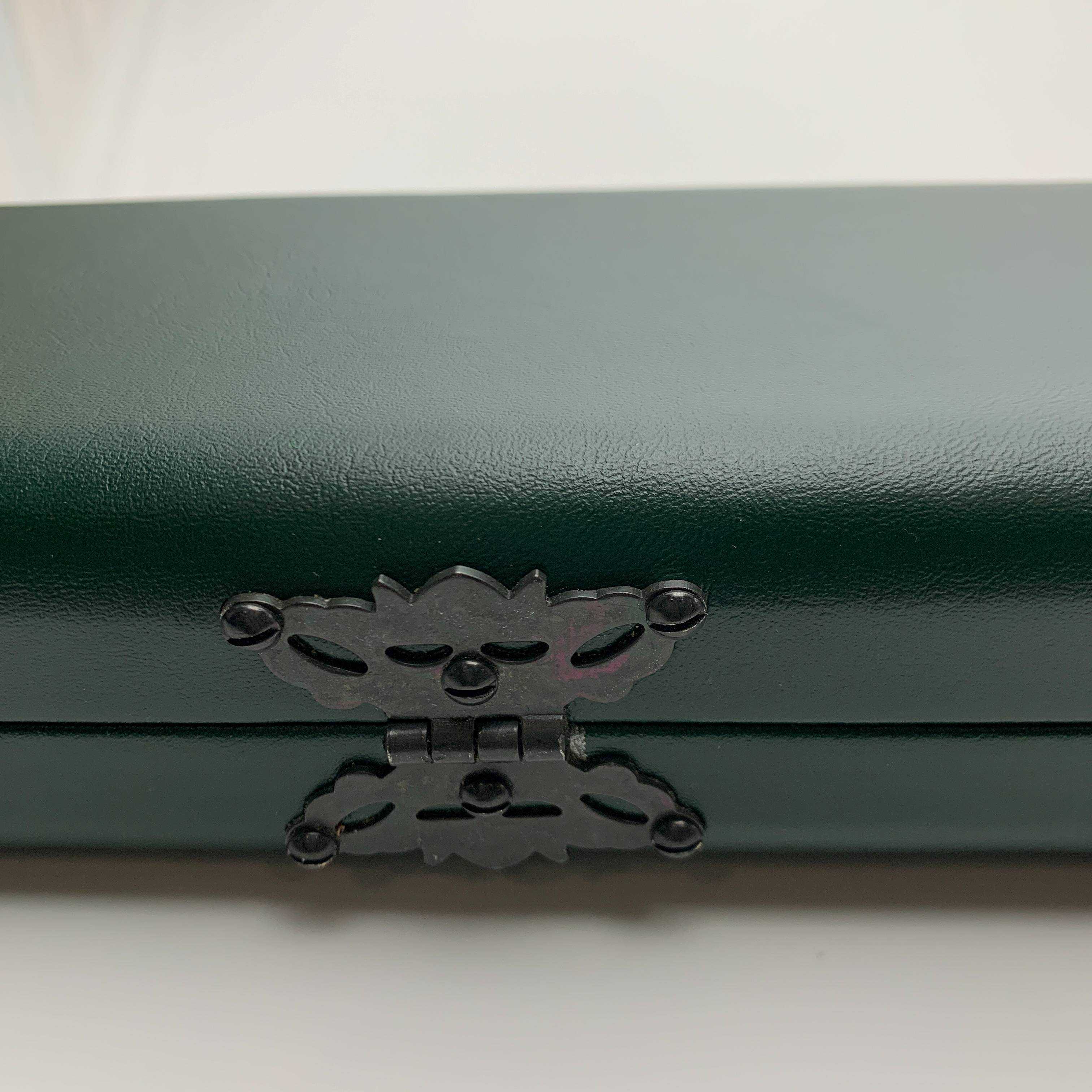 Snooker Alley | Forest Green Leatherette Single Piece Cue Case | 6206