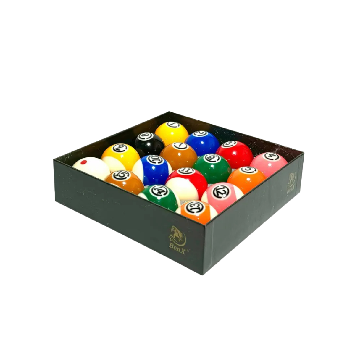 BenX TV Pro-Cup Deluxe Tournament Billiard Ball Set 2-1/4″ – Professional Pool Balls | 2049