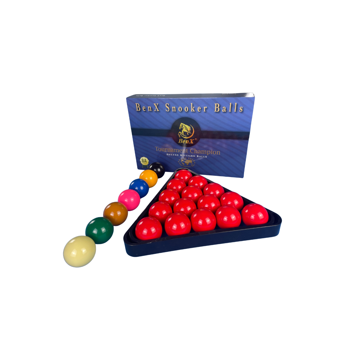 BenX 8A Grade Tournament Champion Deluxe Snooker Balls – Professional Set | 2051