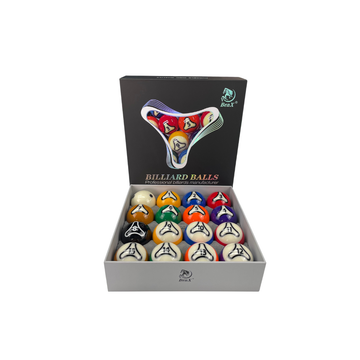 BenX Billiard Balls – Tri-Rack Box (Professional) 2-1/4″ Pool Balls | 2048