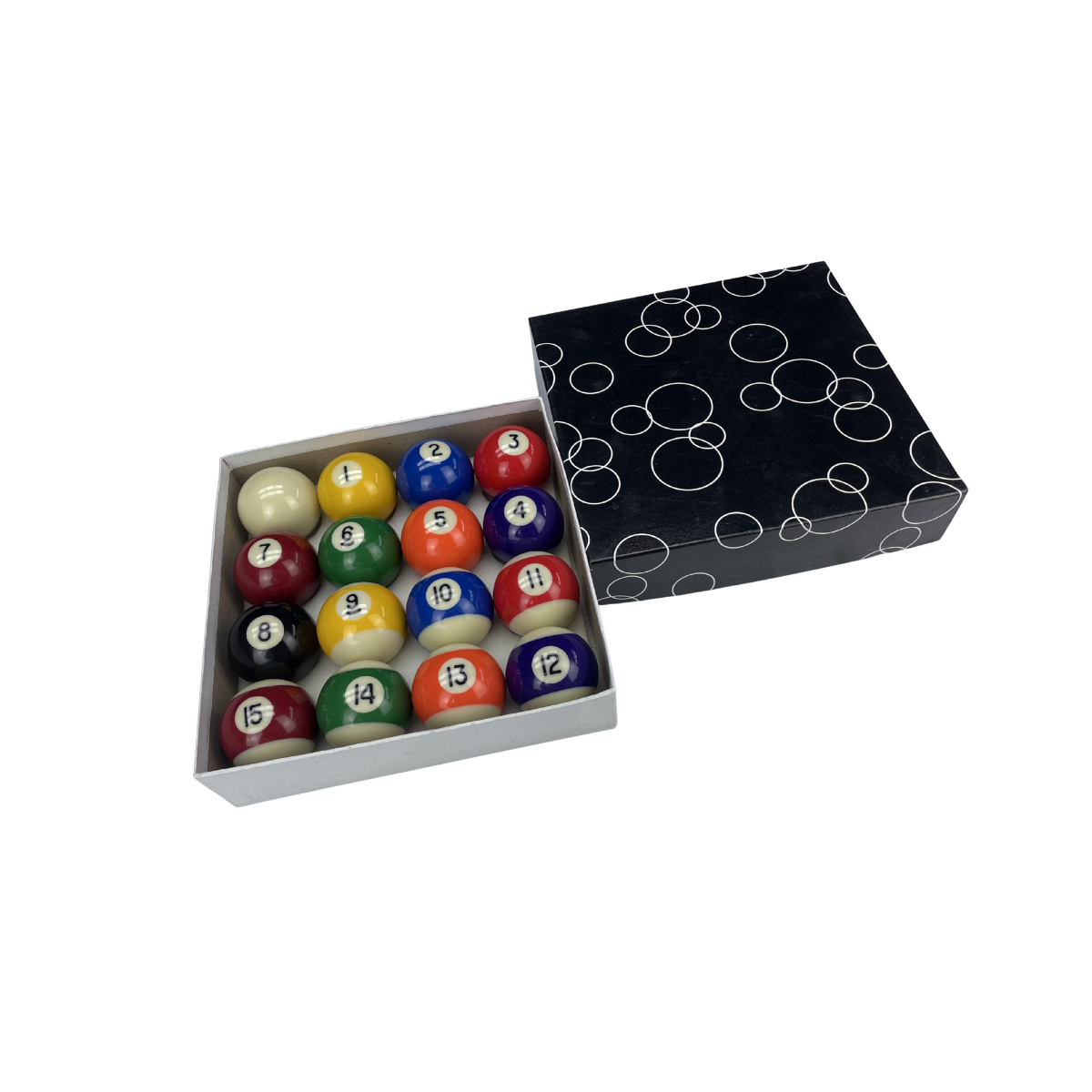 Ring Pool Ball Set 2-1/4″ – Standard B-Grade Resin Balls | 2046