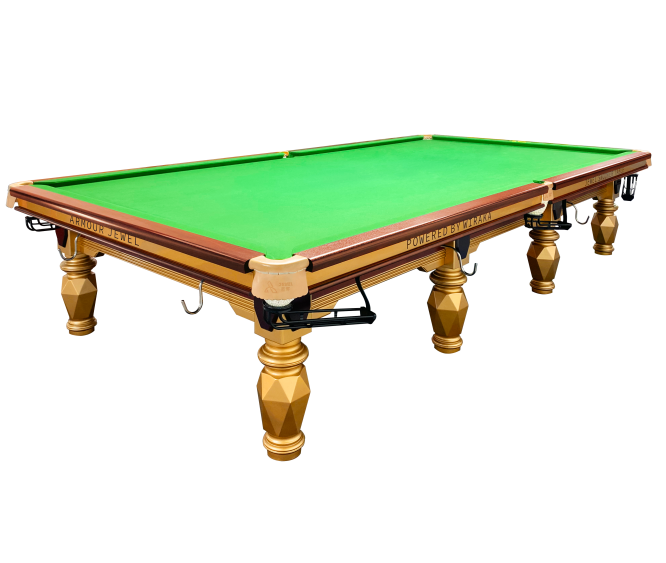 Wiraka Jewel Gold Snooker Table with Steel Cushions | 1525